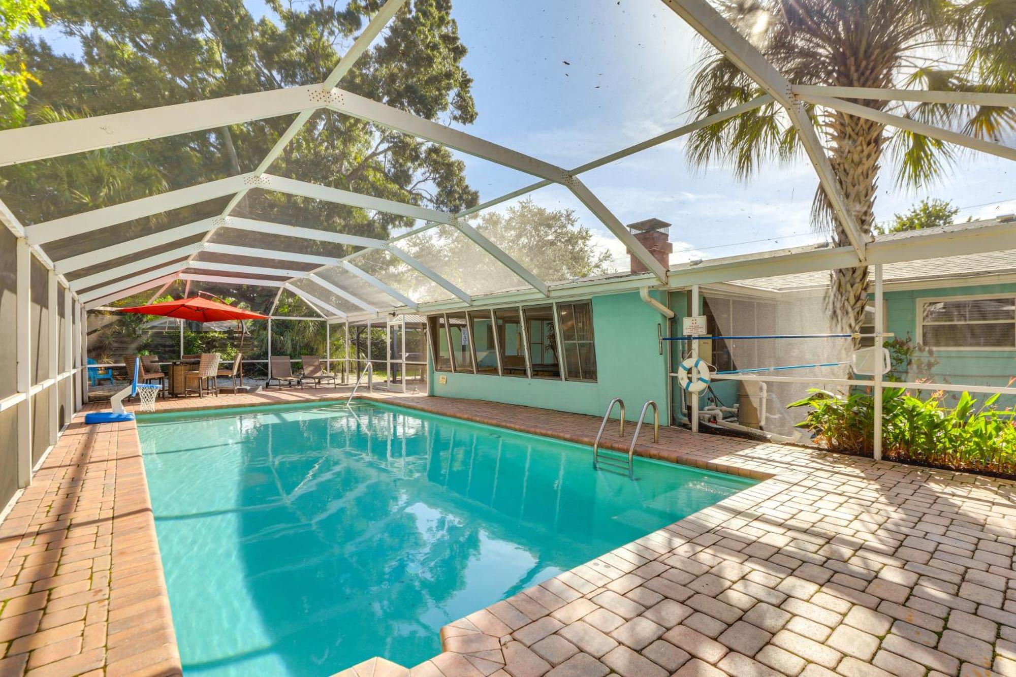 Quiet Sarasota Retreat - 6 Mi To Siesta Key Beach! Villa Exteriör bild